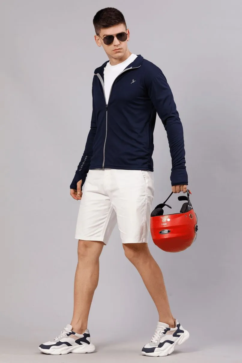 Navy Blue - Sunblock Jacket