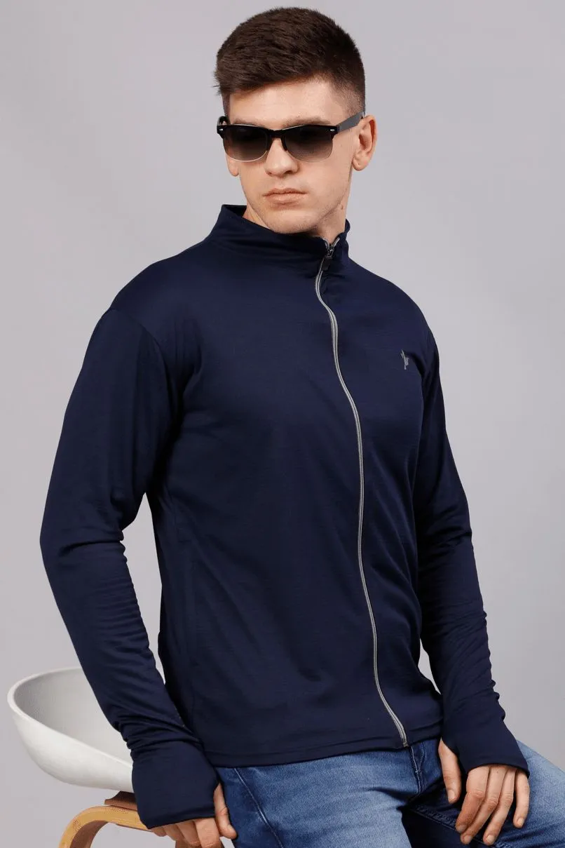 Navy Blue - Sunblock Jacket