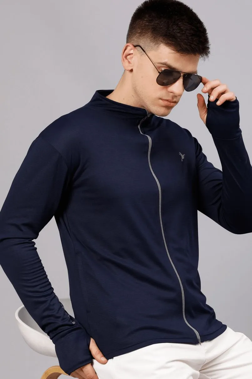 Navy Blue - Sunblock Jacket