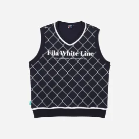 Áo Ghi Lê Thời Trang Unisex Fila Tennis Life Vest - Xanh Navy