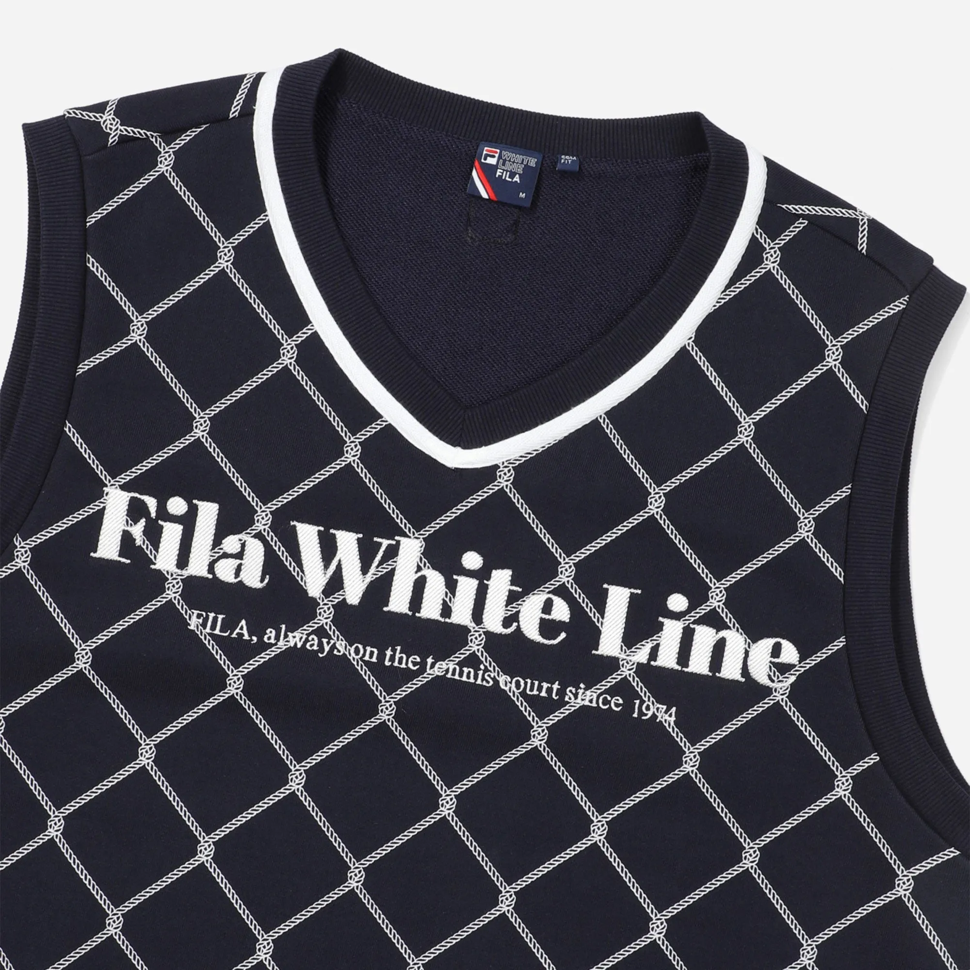 Áo Ghi Lê Thời Trang Unisex Fila Tennis Life Vest - Xanh Navy