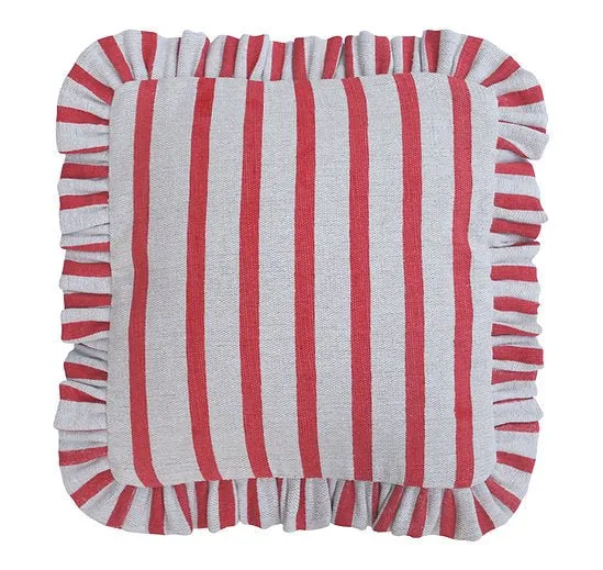 Outdoor Cushion - Big Top Frill Cushion | Oak and Ave