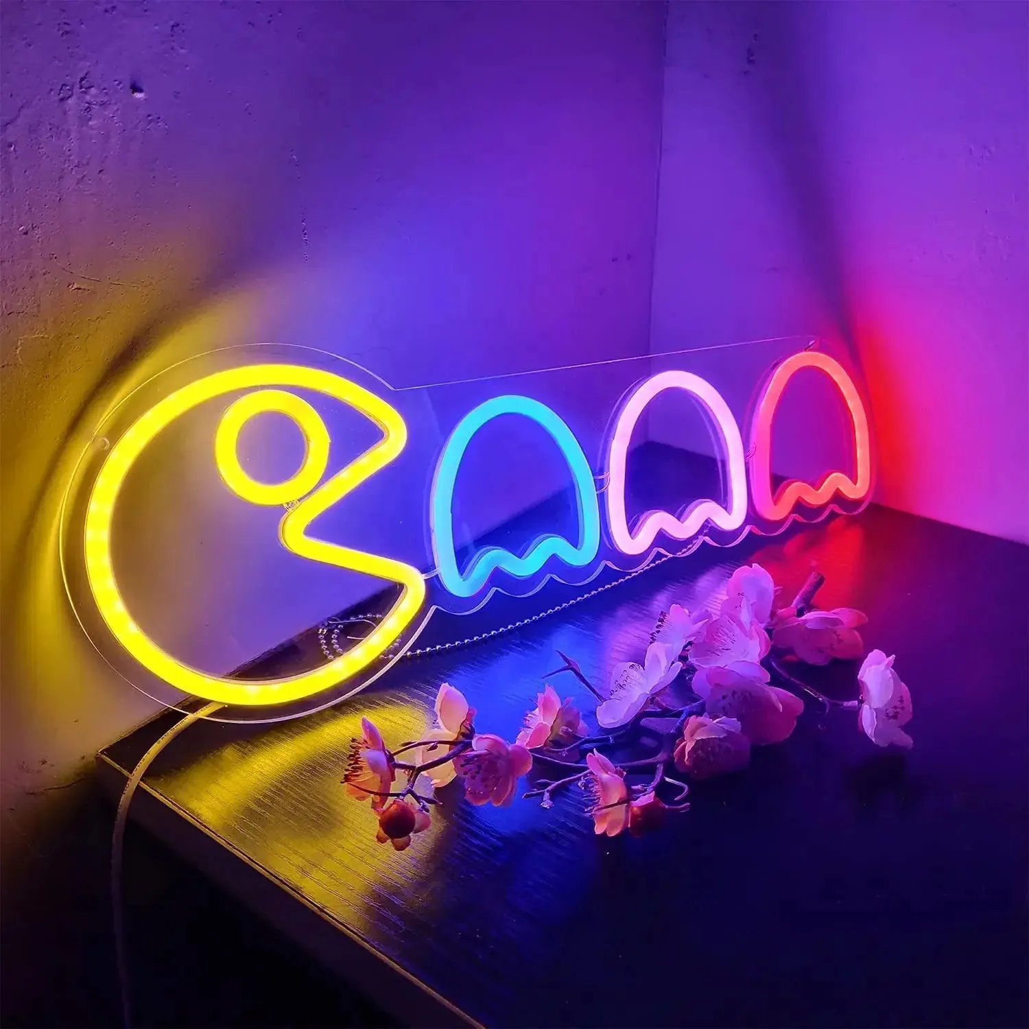 Pac Man LED Light Neon