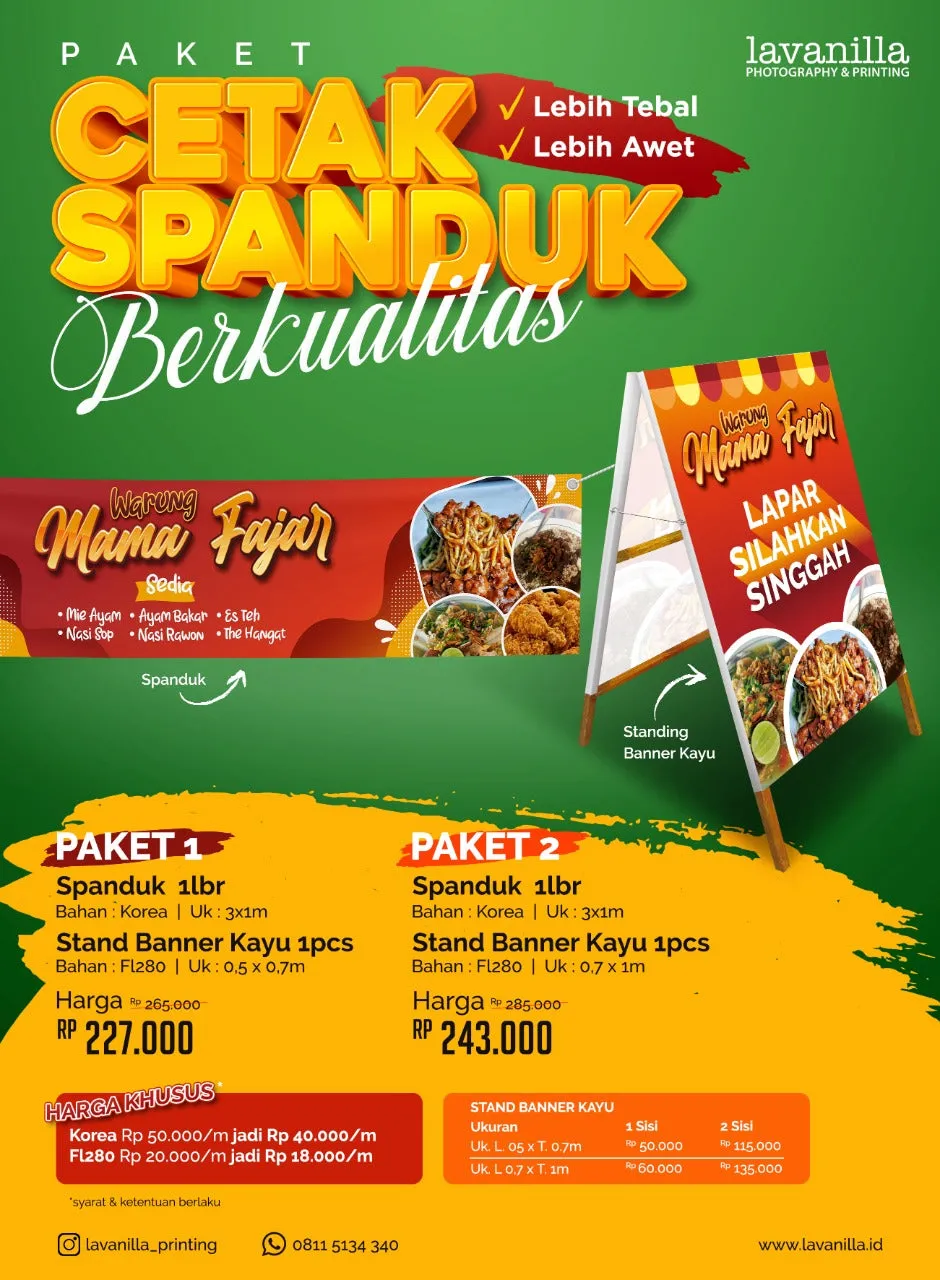 Paket Spanduk