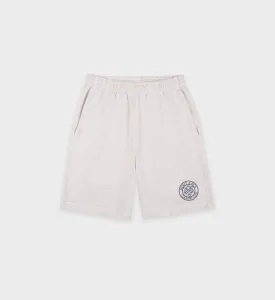 Paris Country Club Gym Short - Heather Gray/Navy