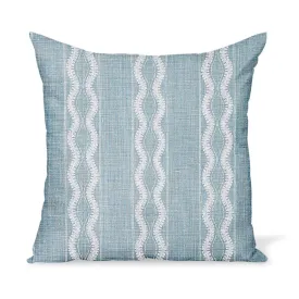 Peter Dunham Textiles Zanzibar in Ocean Pillow