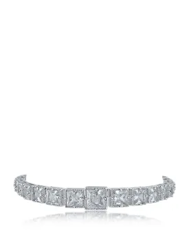 Princess CZ Tennis Bracelet