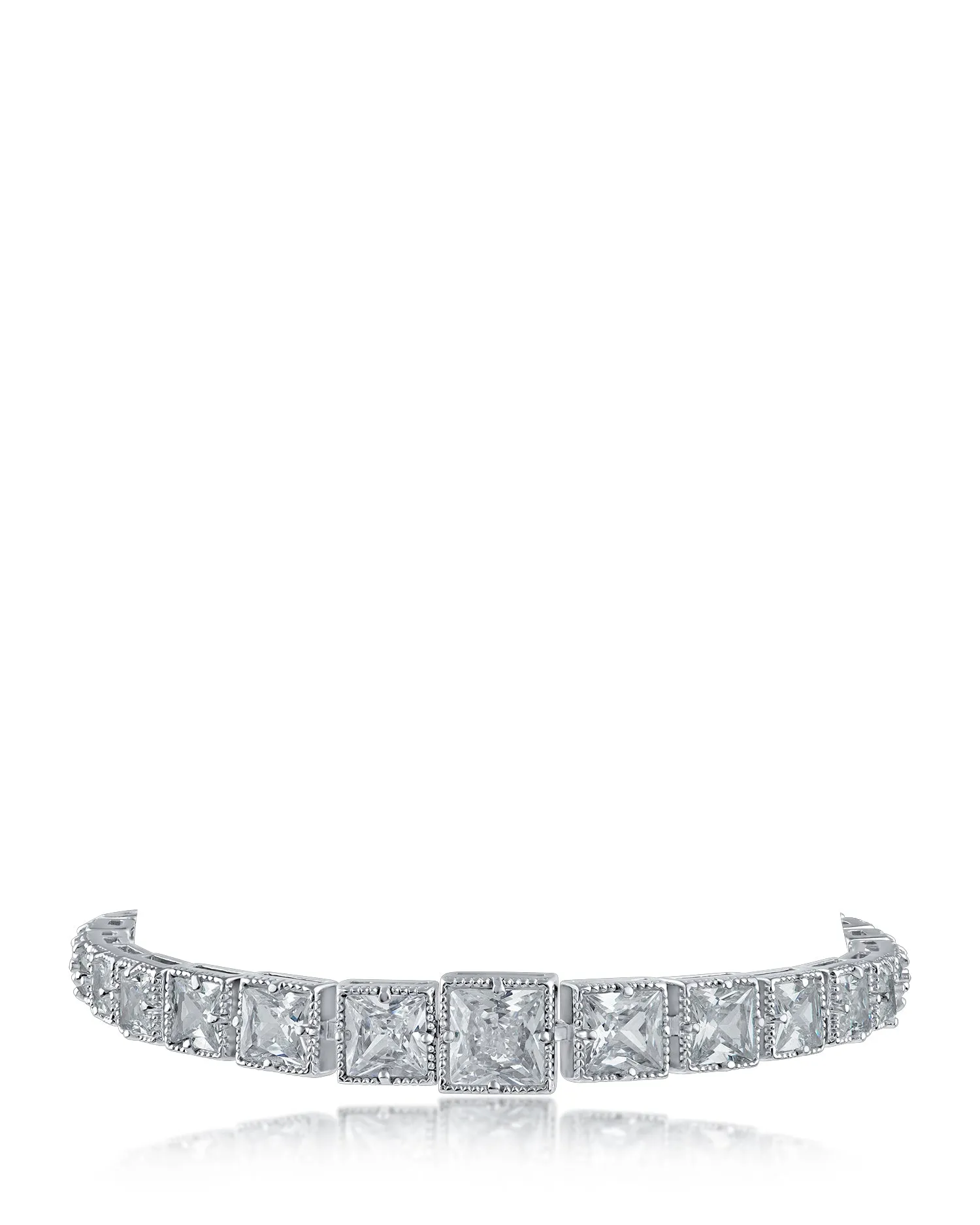 Princess CZ Tennis Bracelet