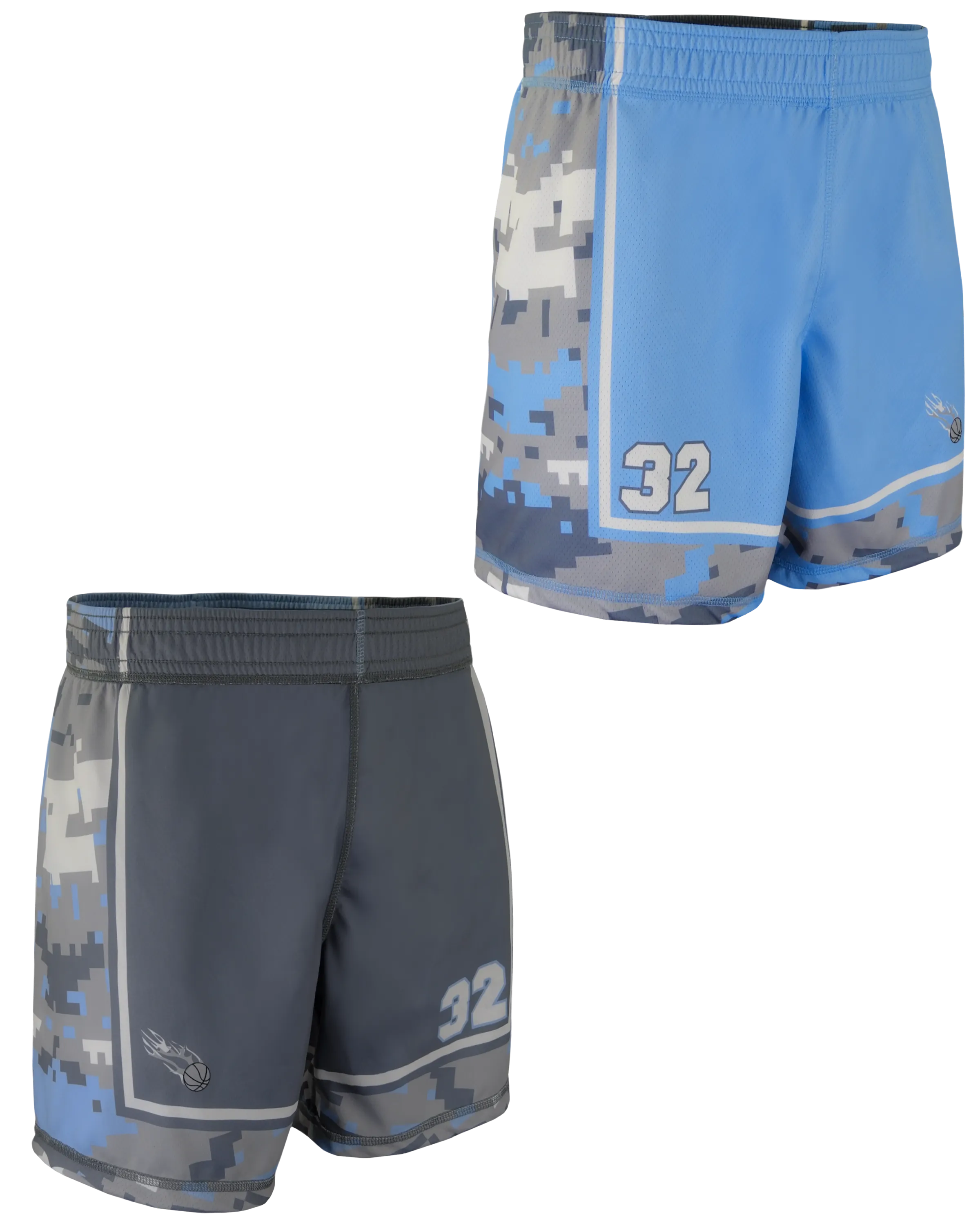 Pro 7 Basketball Shorts (Single Ply REVERSIBLE)