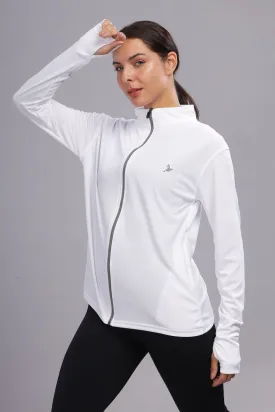 Pure White - Women's Sunblock Jacket