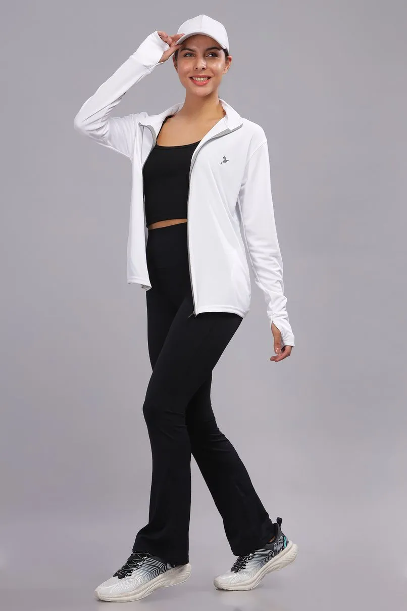 Pure White - Women's Sunblock Jacket