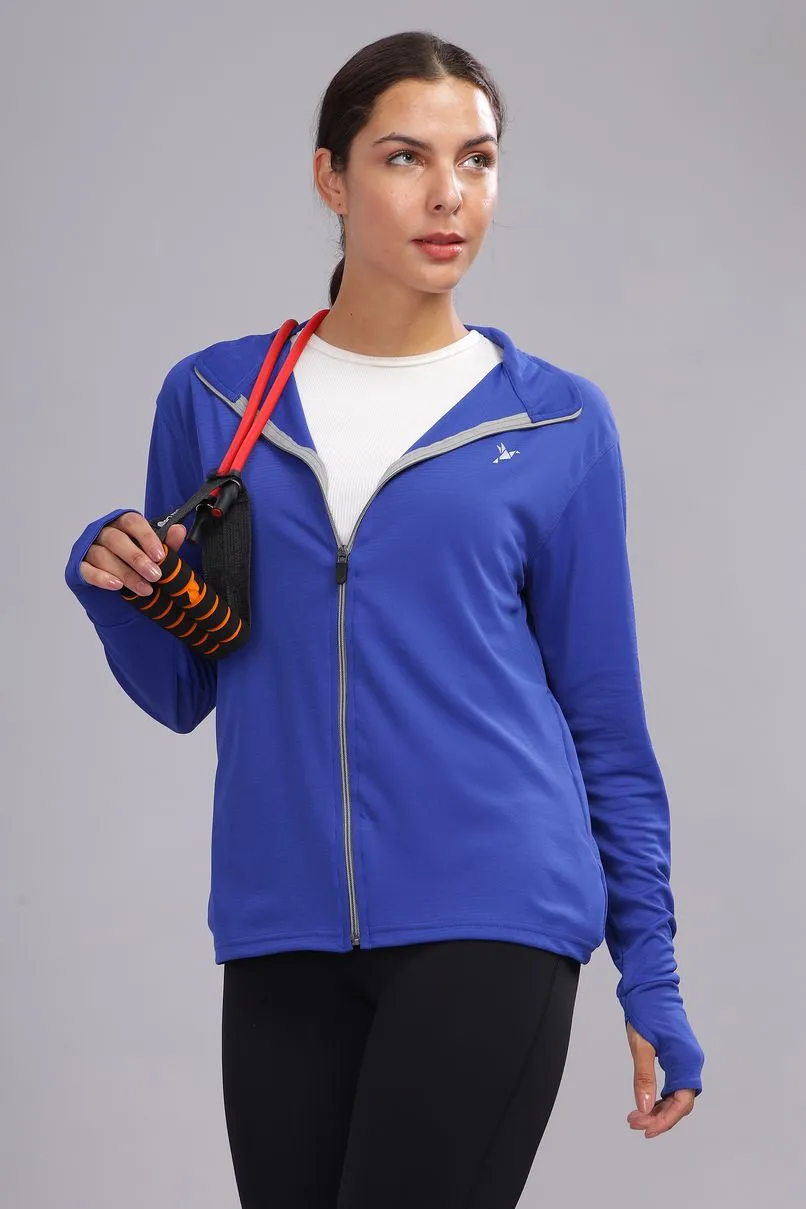 Rich Blue - Women's Sunblock Jacket