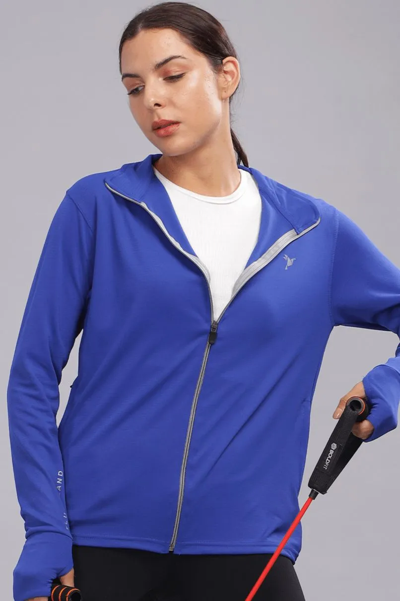 Rich Blue - Women's Sunblock Jacket