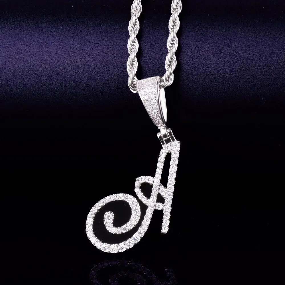 Riviera CZ Initial Necklace