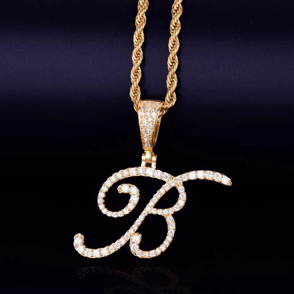 Riviera CZ Initial Necklace