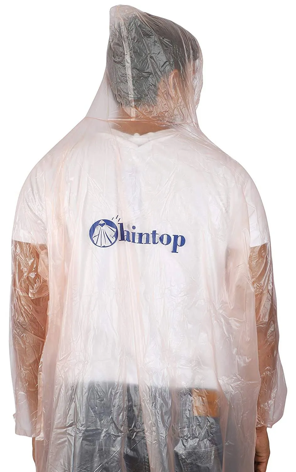 Romano nx PVC Waterproof Reusable Rain Ponchos Raincoat Rainwear Hooded Camping