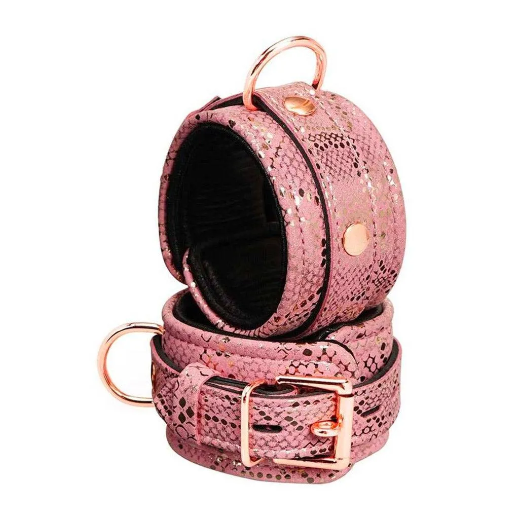 Rose Gold Snake Wrist Cuffs