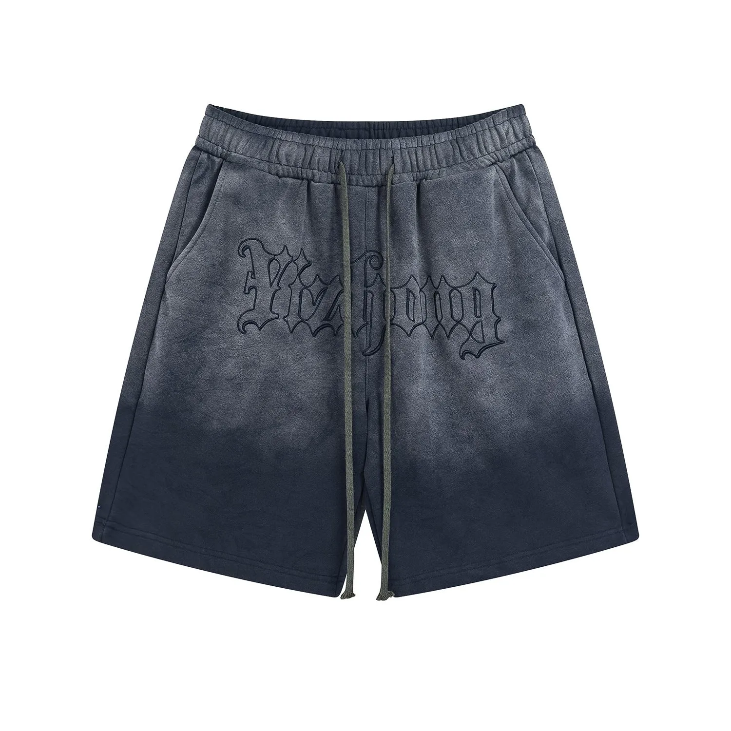 Shadow Craft | Gothic Embroidered Vintage Suede Shorts