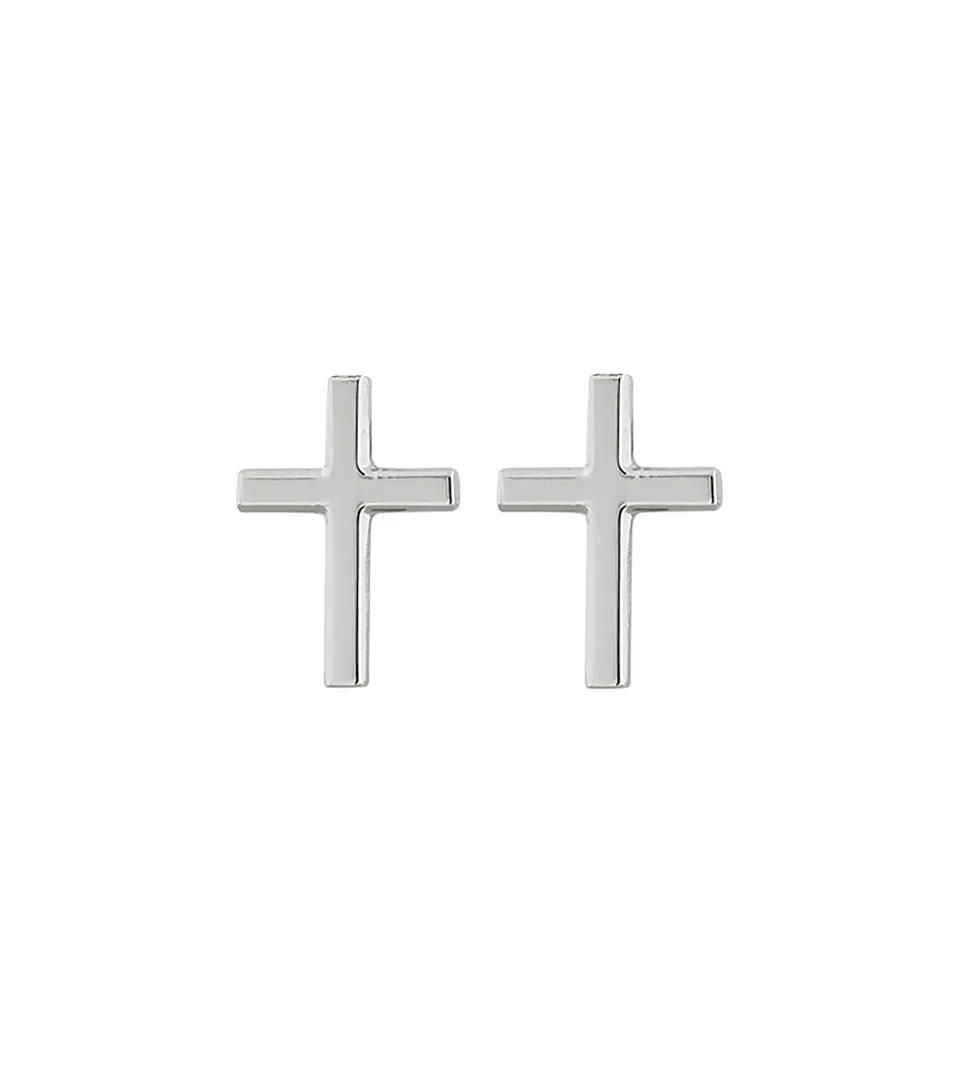 SPIRIT CROSS STUDS STEEL