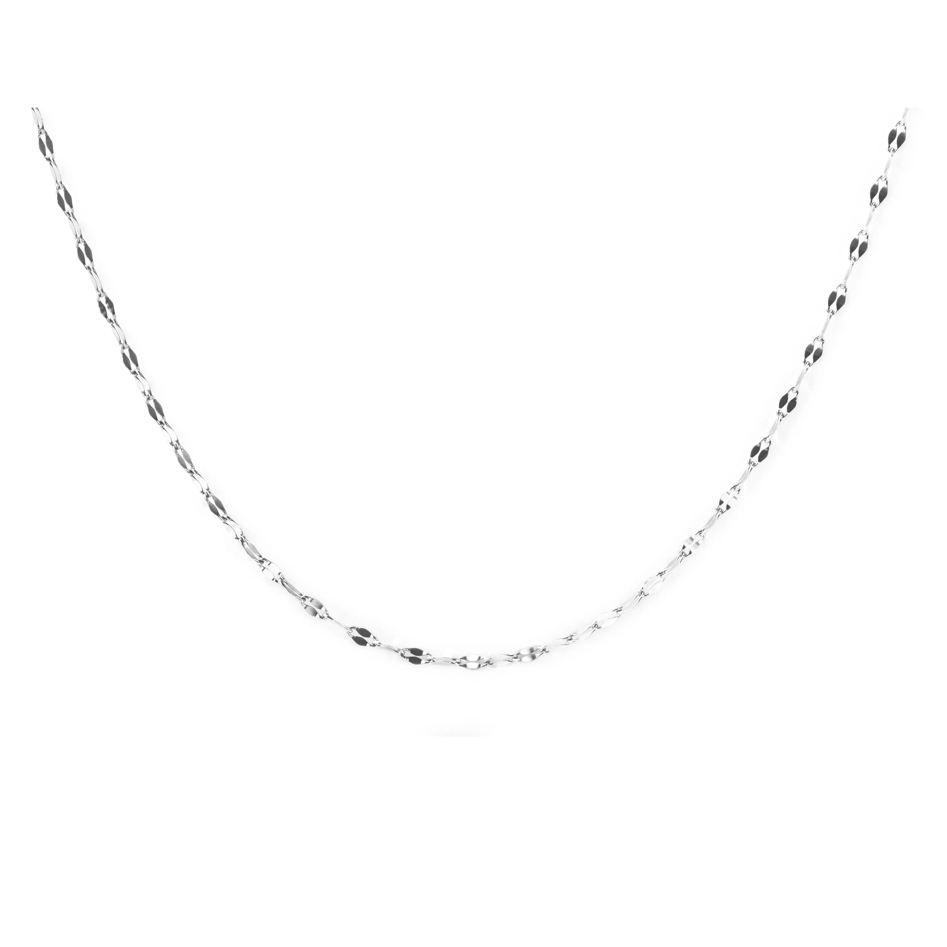 Stainless diamond cut chain