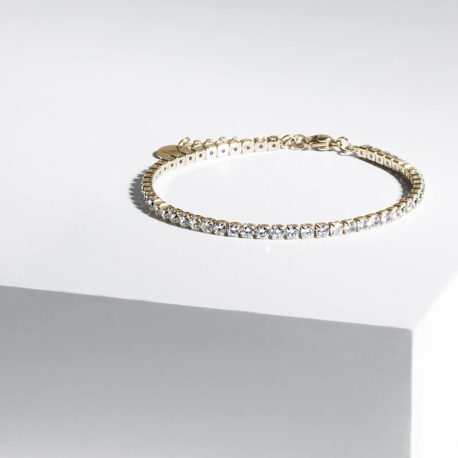 Stainless tennis bracelet