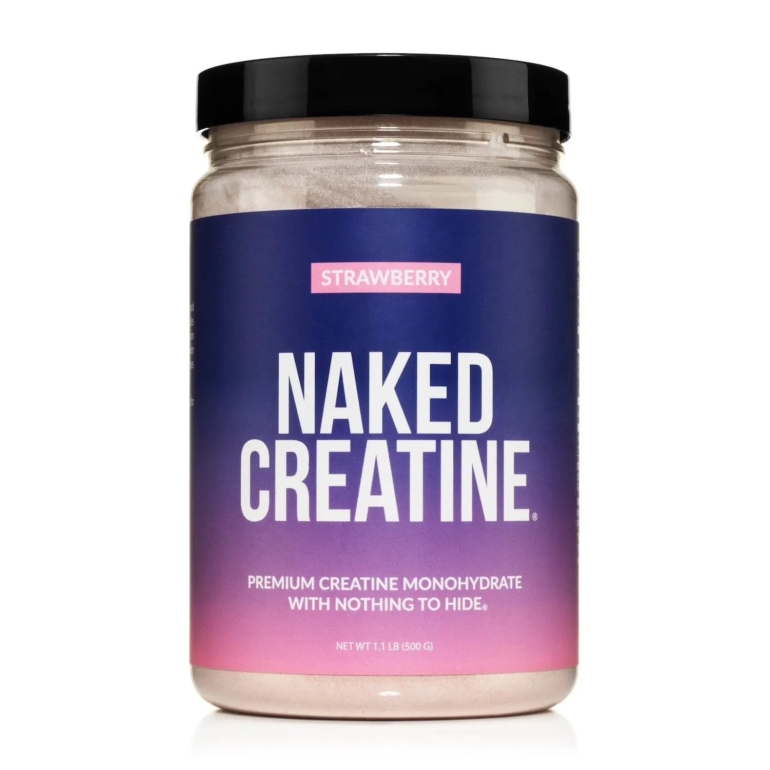 Strawberry Creatine Monohydrate Powder | Naked Creatine - 1.1LB