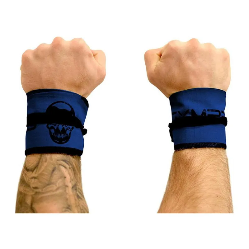 Strength Wrist Wraps - Adjustable Support - Navy