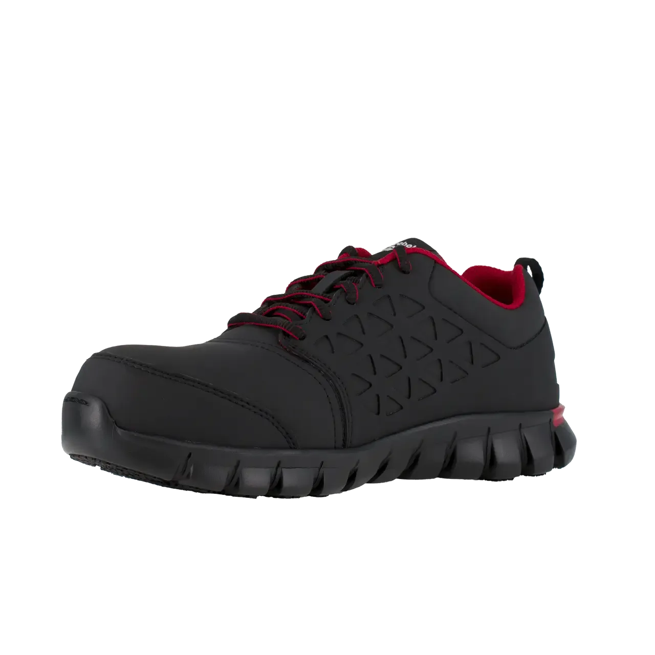 Sublite Cushion Composite-Toe Athletic Work Shoe Black/Red