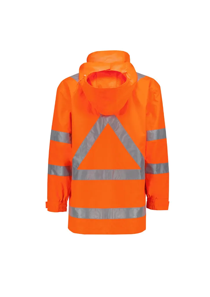 Syzmik Mens Hi Vis X Back Ultralite Waterproof Jacket (ZJ657)