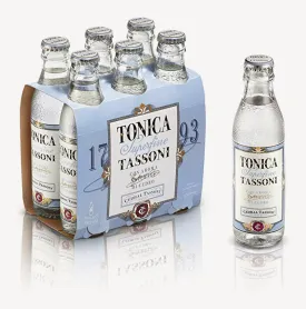 TASSONI NATURAL CITRON TONICA -(4 X 6.09 OZ) 12 pack