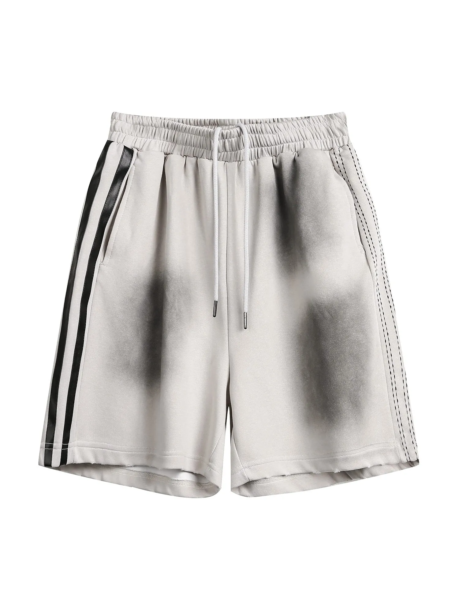 Thesupermade American Retro Spray Paint Casual Shorts