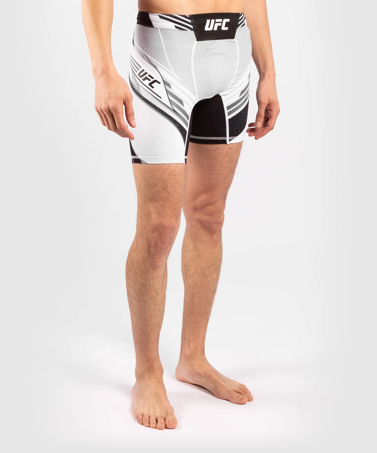 UFC Venum Authentic Fight Night Men's Vale Tudo Shorts - Short Fit - White