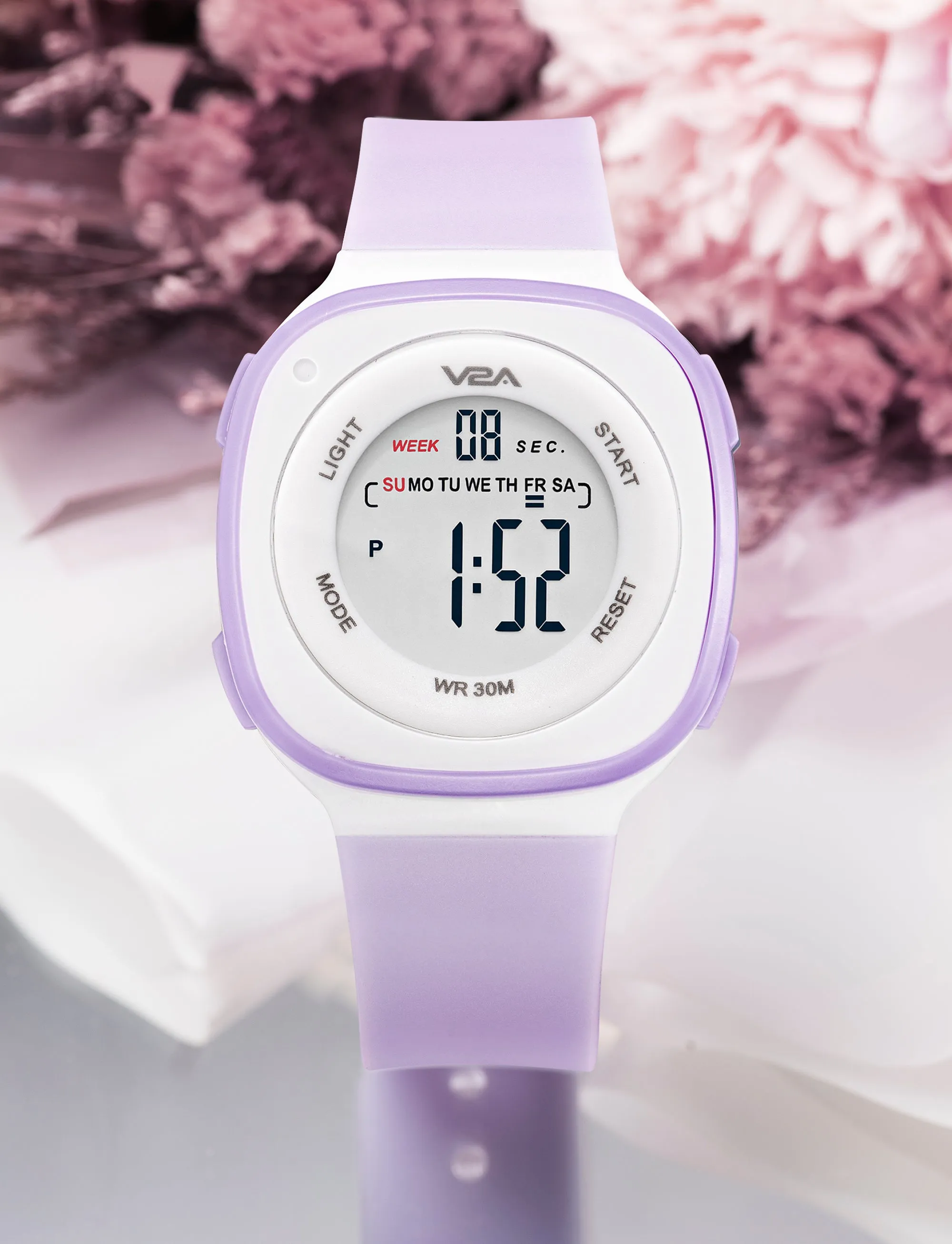 V2A Digital Watch for Girls – Kids Between 4 to 14 Years of Age Multi-Functional 30 M Waterproof Digital Sports Watches for Girls | Digital Watch for Girls Age 4 5 6 7 8 9