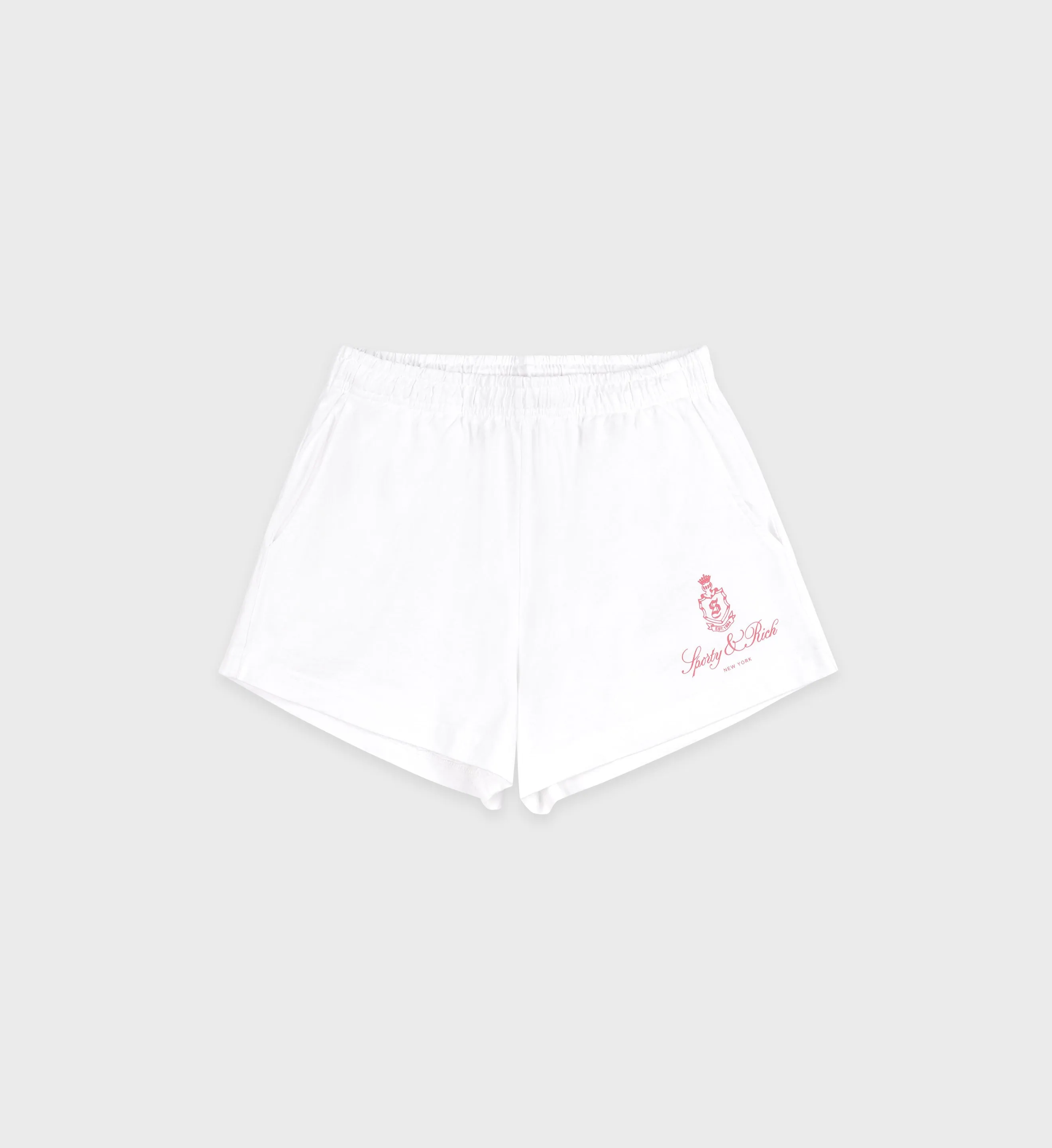 Vendome Disco Short - White/Cotton Candy