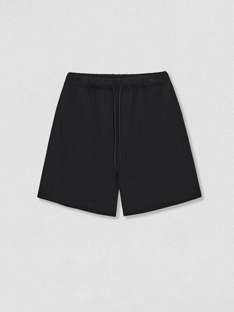 Wool Thread Waist Solid Color Casual Athletic Shorts