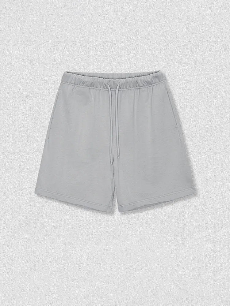 Wool Thread Waist Solid Color Casual Athletic Shorts