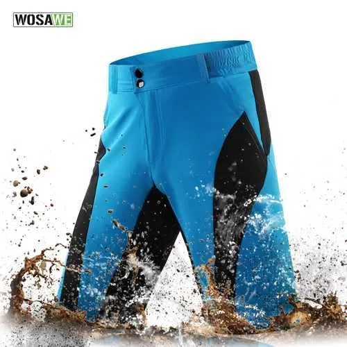 WOSAWE Leisure Cycling Shorts Waterproof Quick-Dry Sports Trouser Downhill  Bike Bicycle Fitness