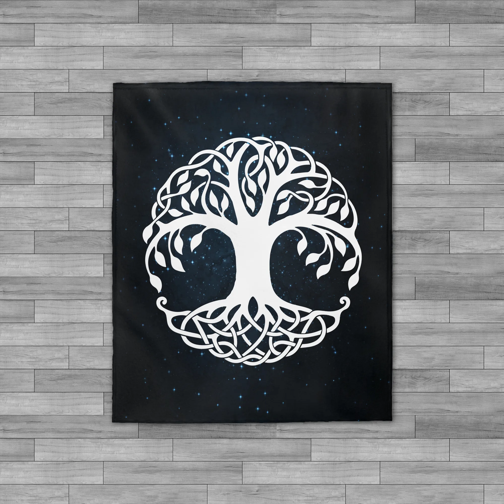 Yggdrasil World Tree of Life Velveteen Plush Throw Blanket